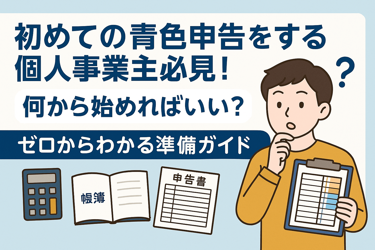 初めての青色申告 個人事業主