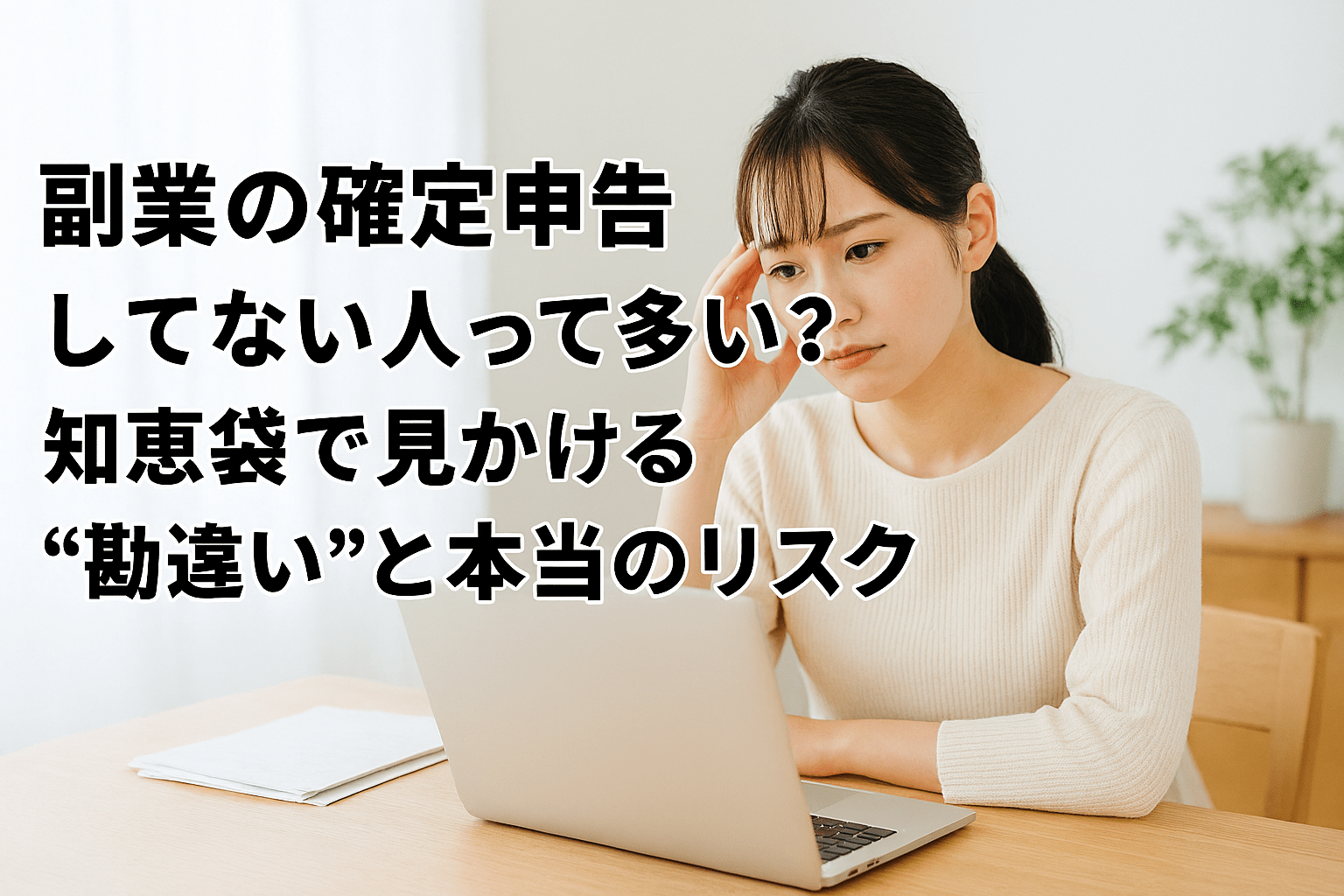 副業の確定申告してない人って多い？知恵袋で見かける“勘違い”と本当のリスク