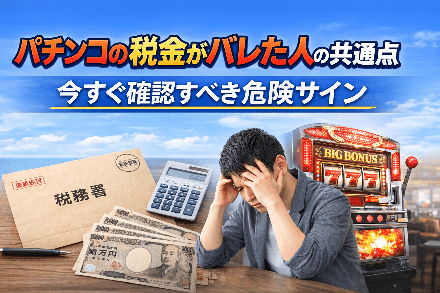 パチンコの税金がバレた人の共通点|今すぐ確認すべき危険サイン