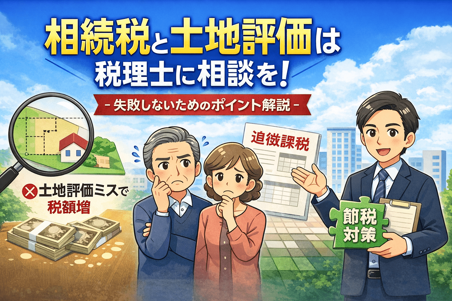相続税の土地評価で損しないための税理士選び｜評価額が変わる本当の理由