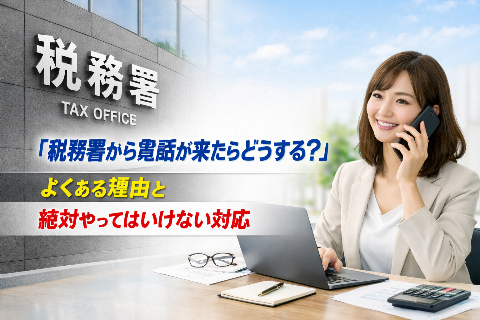 税務署から電話が来たらどうする？よくある理由と絶対やってはいけない対応