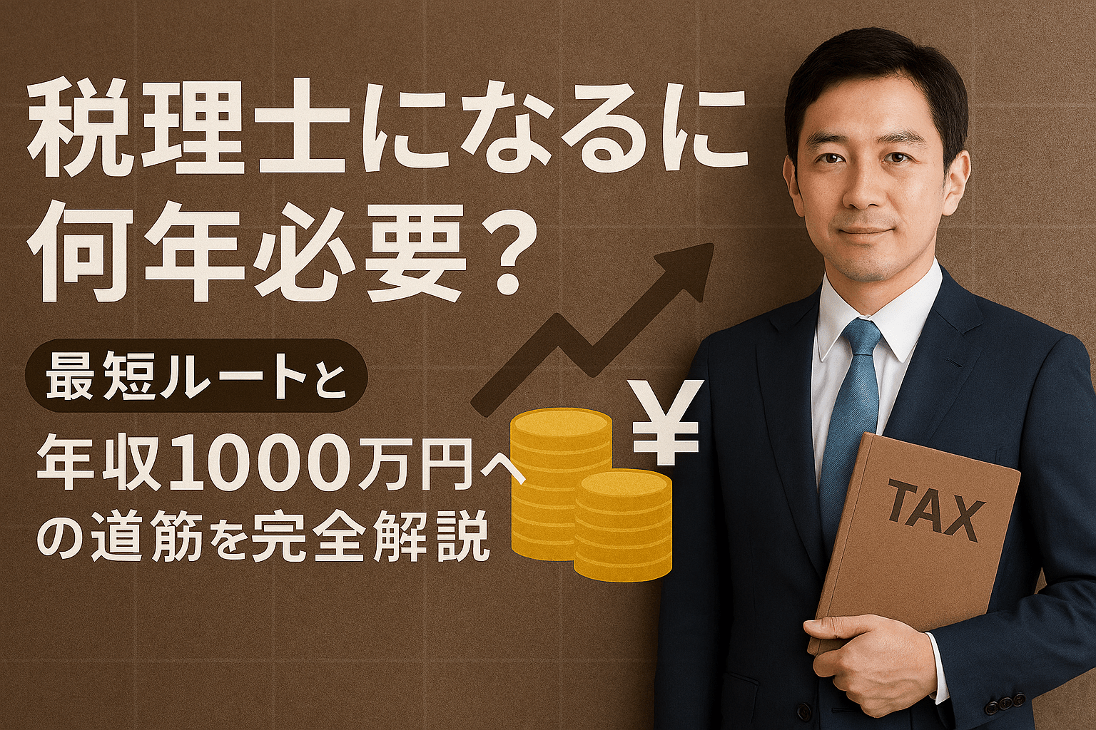 税理士になるには何年必要？最短ルートと年収1000万円への道筋を完全解説